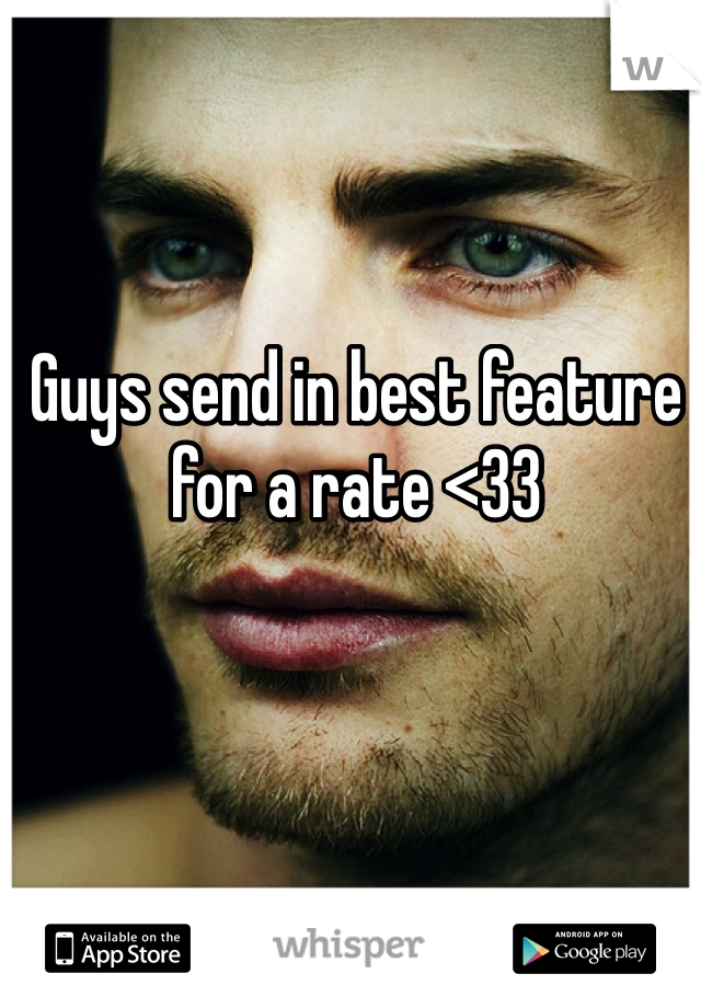 Guys send in best feature for a rate <33