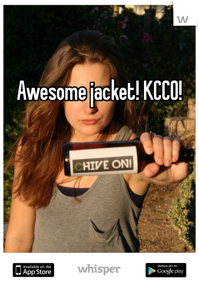 Awesome jacket! KCCO! 