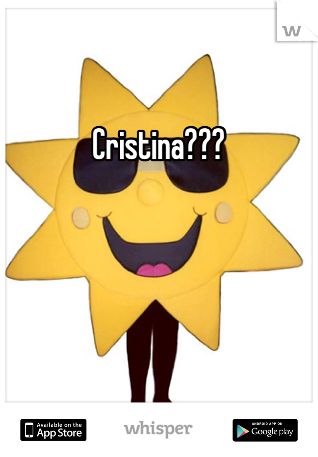 Cristina??? 