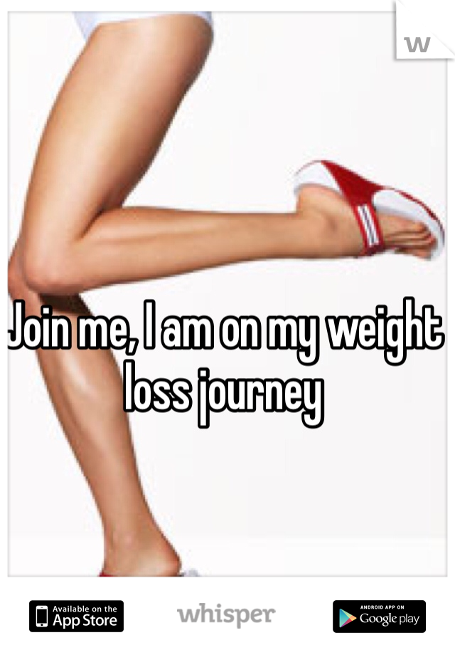 Join me, I am on my weight loss journey