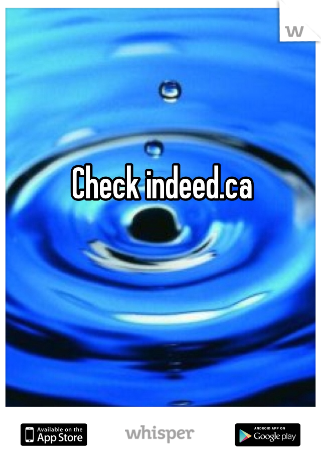 Check indeed.ca