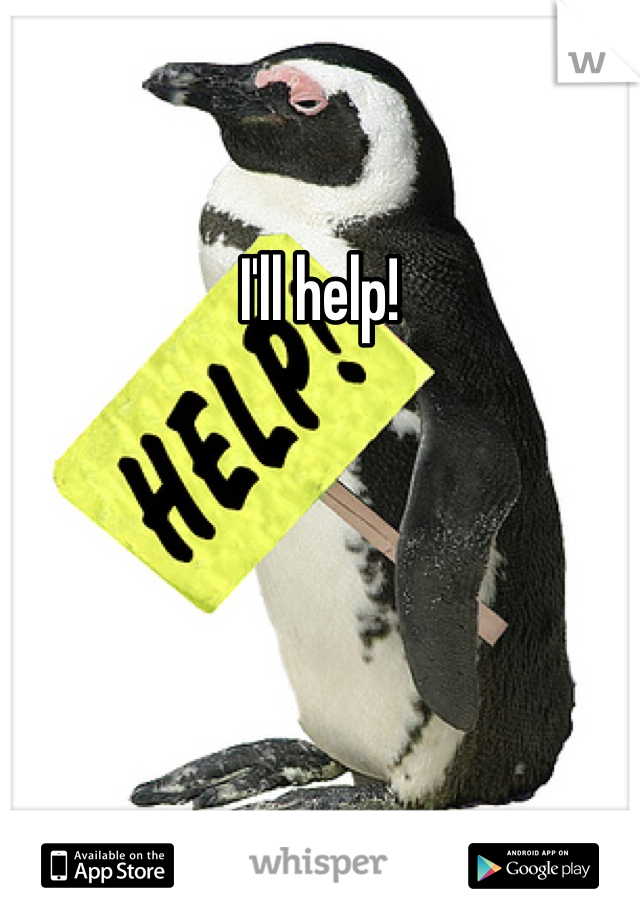 I'll help! 
