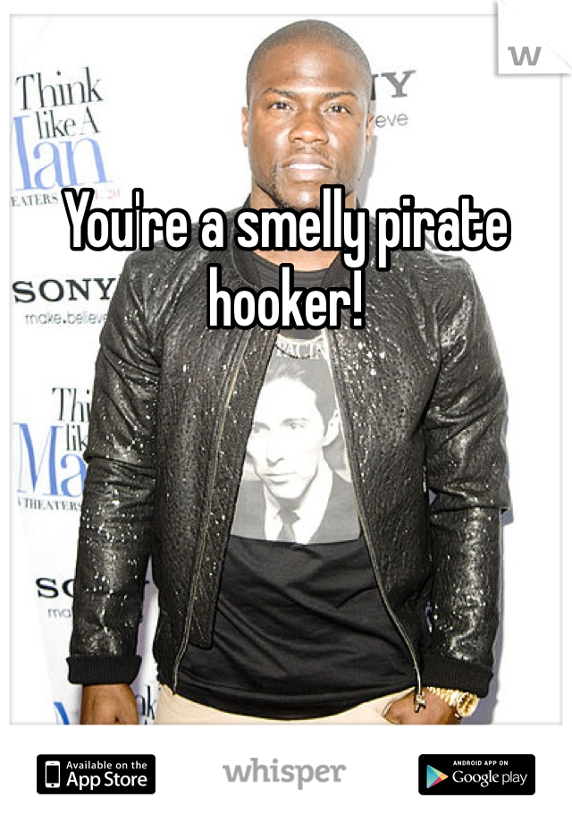 You're a smelly pirate hooker!