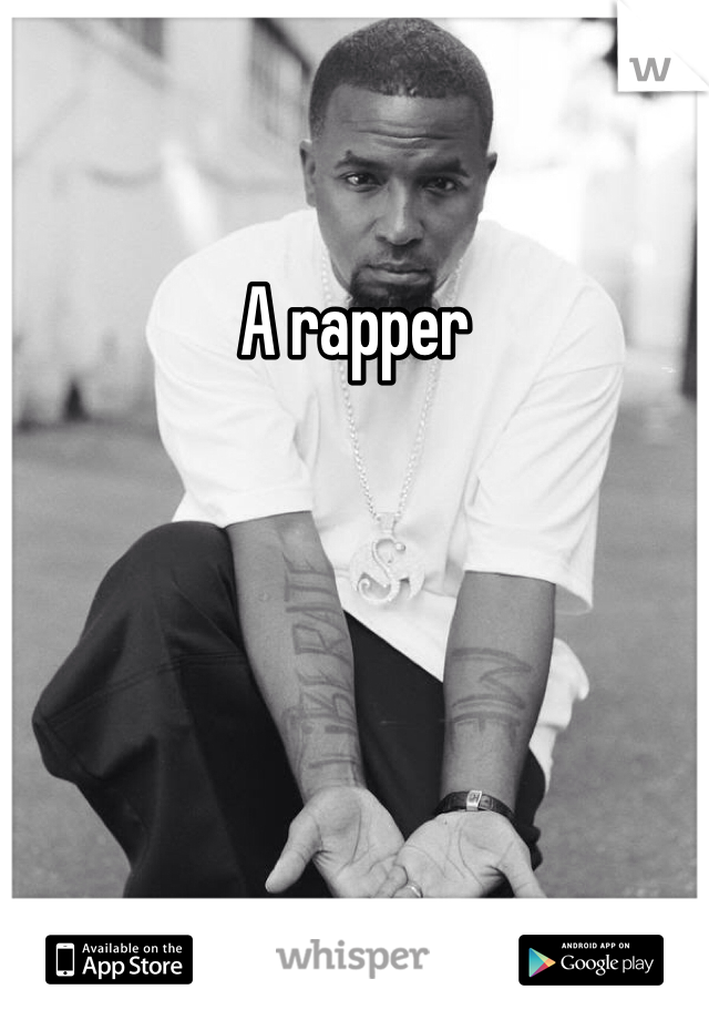 A rapper