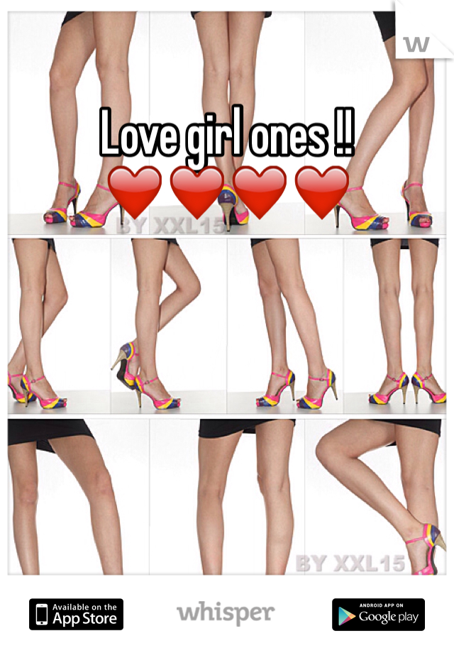Love girl ones !! ❤️❤️❤️❤️