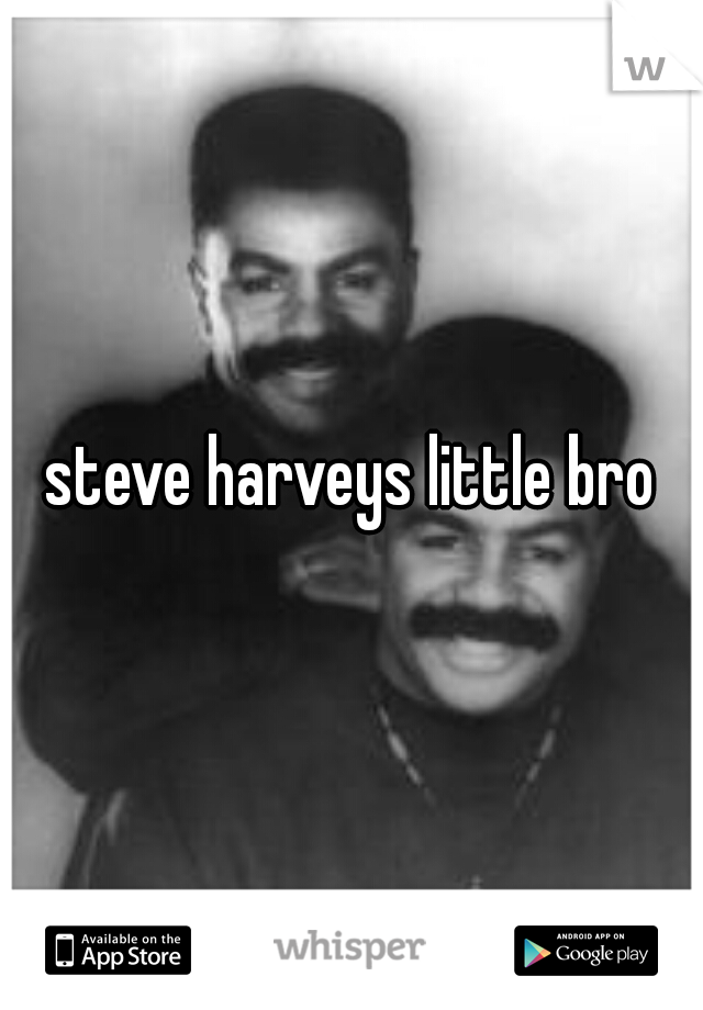 steve harveys little bro