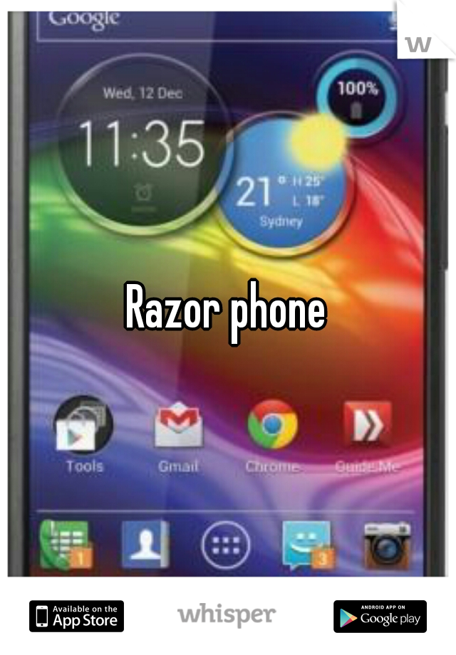Razor phone