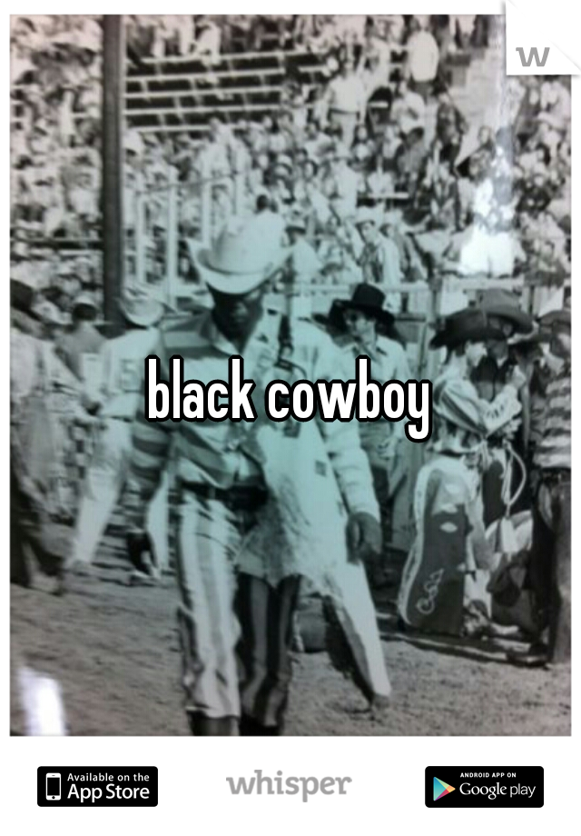 black cowboy