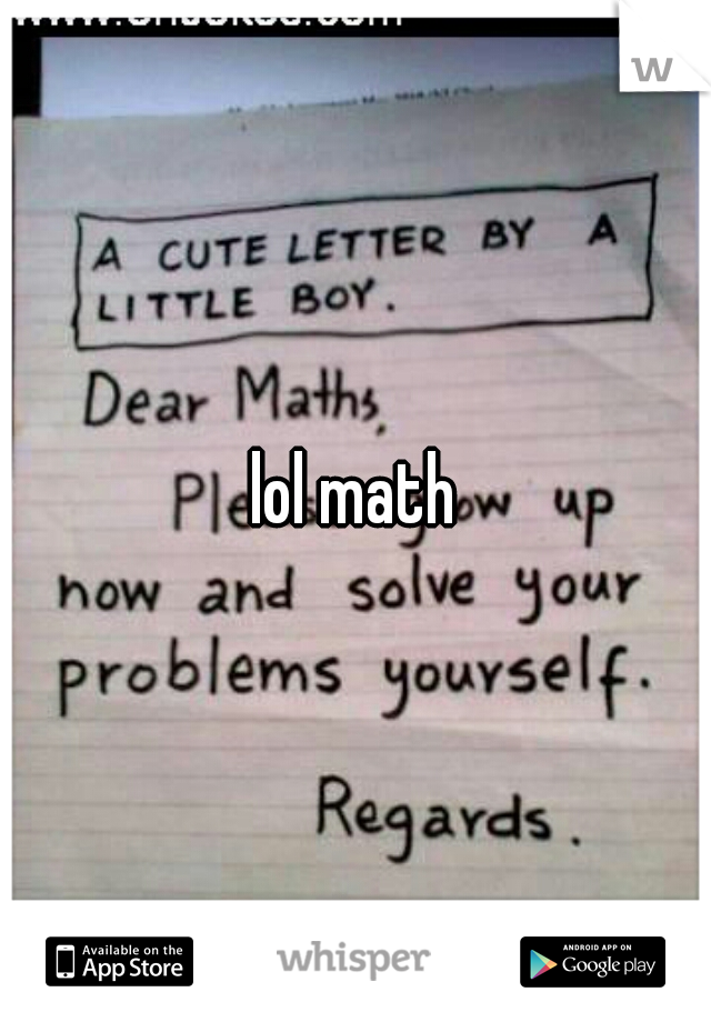 lol math