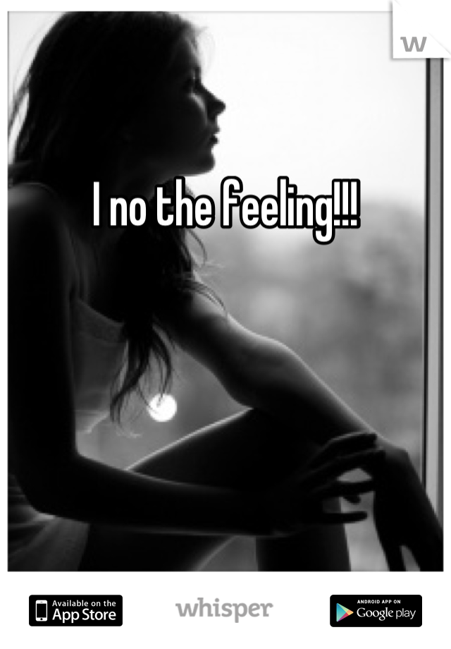 I no the feeling!!!
