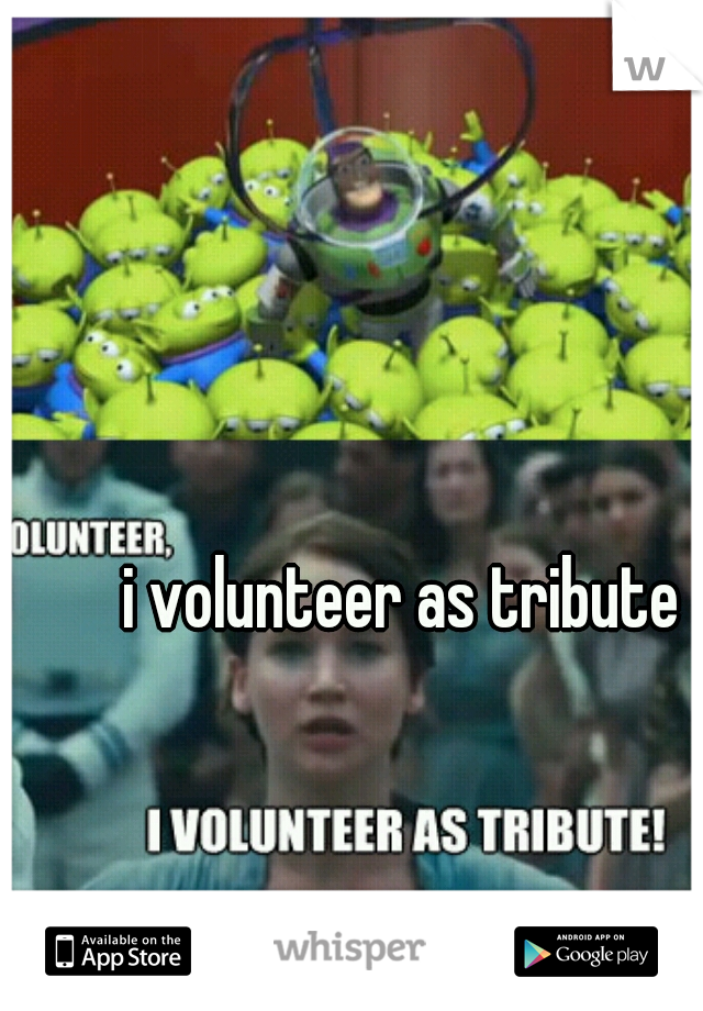 i volunteer as tribute