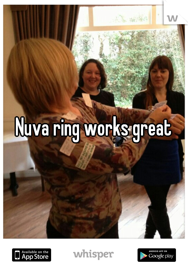 Nuva ring works great