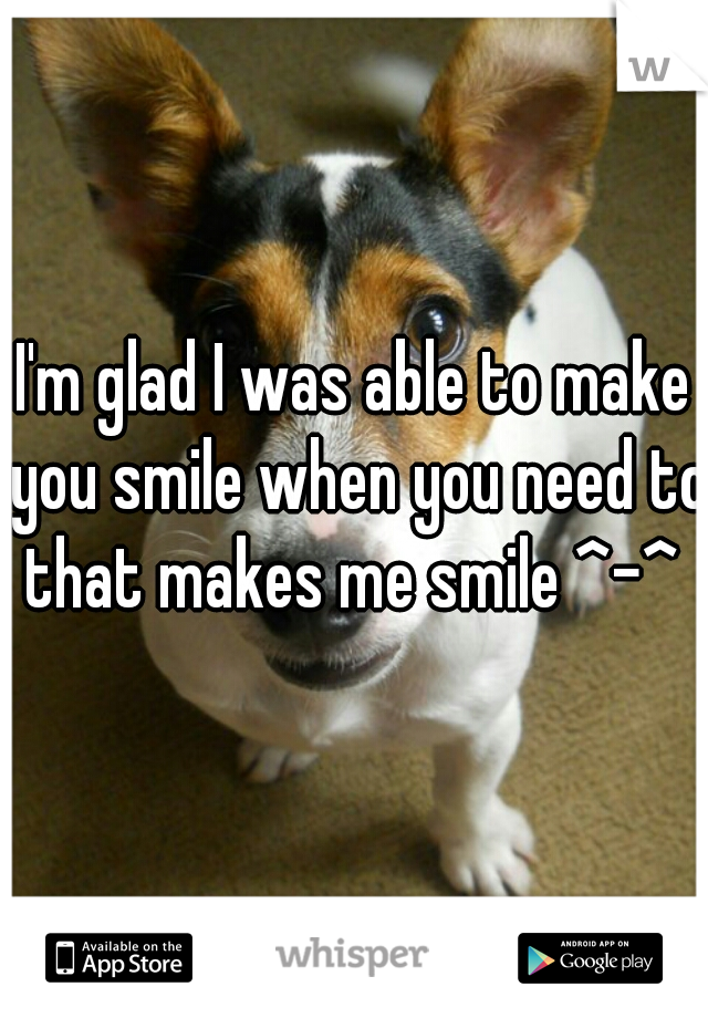 I'm glad I was able to make you smile when you need to that makes me smile ^-^ 