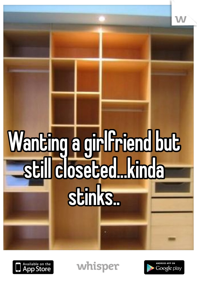 Wanting a girlfriend but still closeted...kinda stinks..