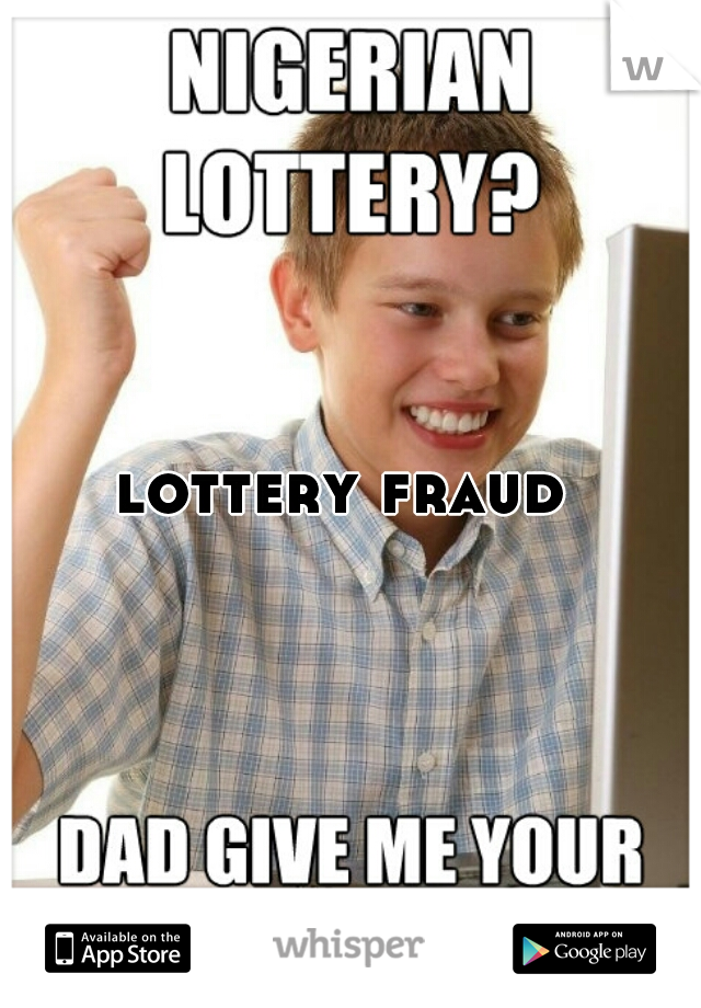 lottery fraud 