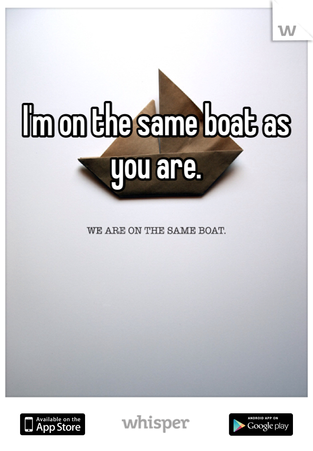 I'm on the same boat as you are.