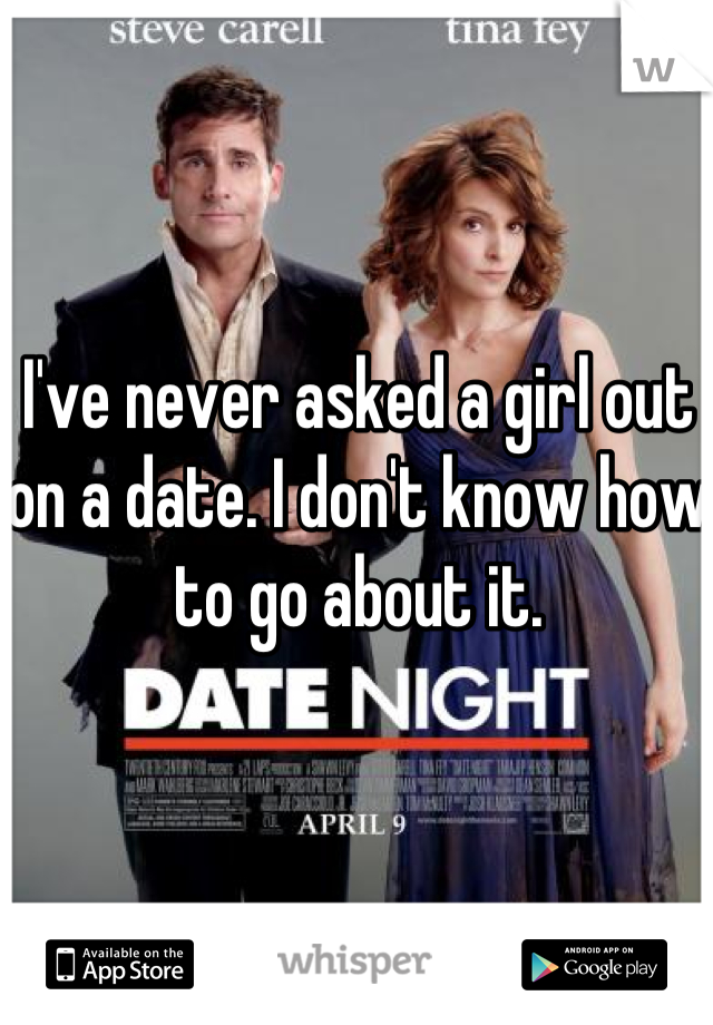I've never asked a girl out on a date. I don't know how to go about it.