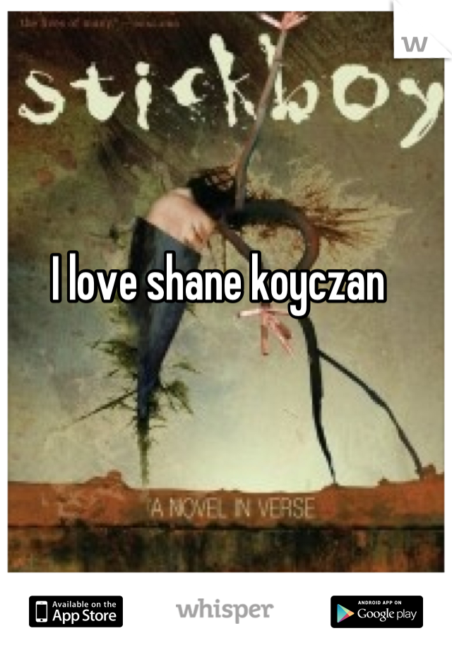 I love shane koyczan 