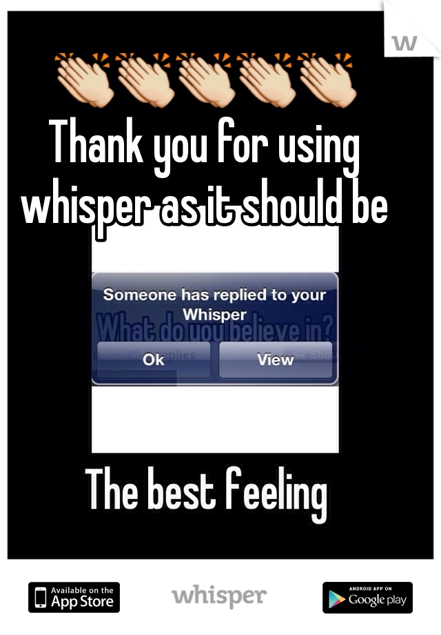 👏👏👏👏👏
Thank you for using whisper as it should be