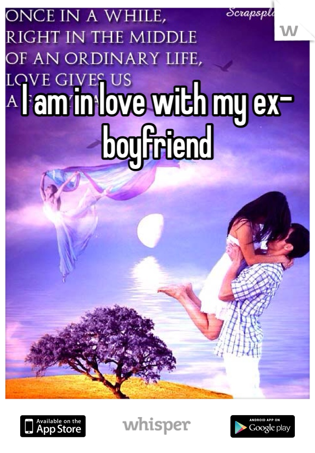 I am in love with my ex-boyfriend

