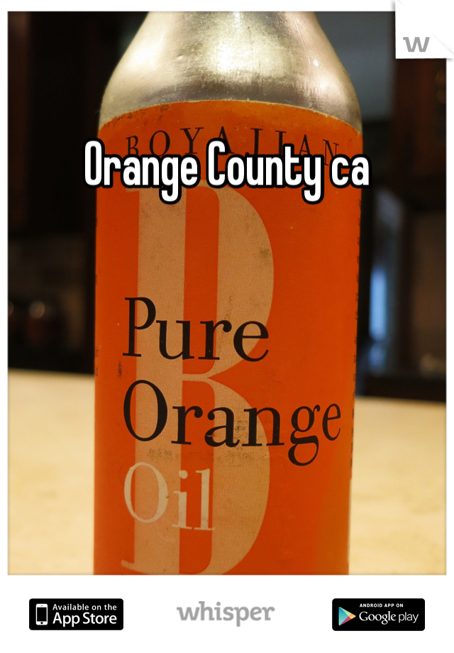 Orange County ca