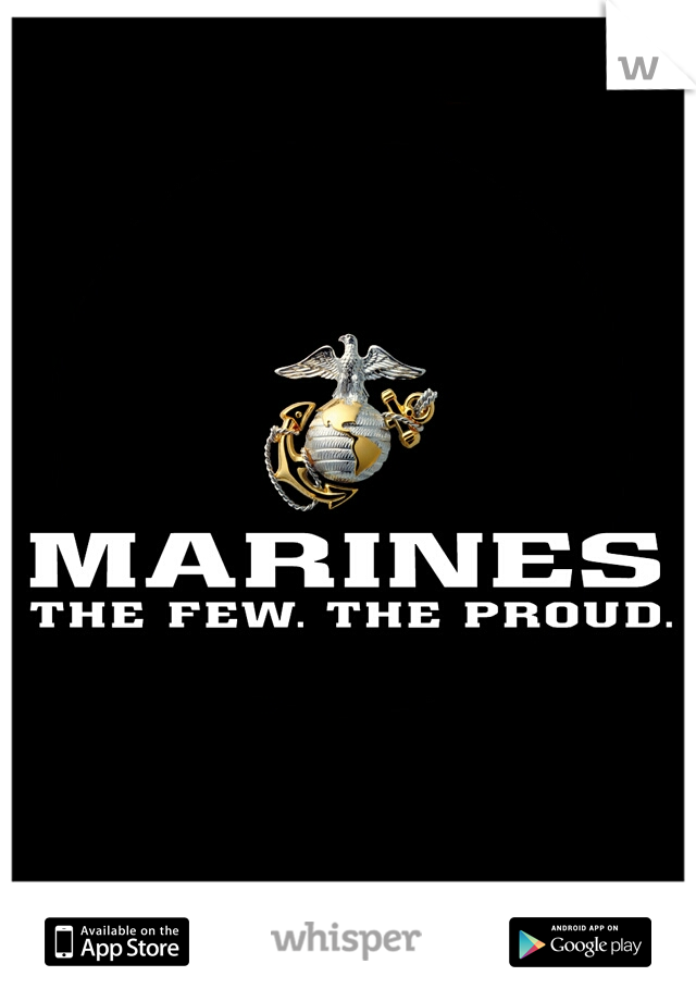 I want a marine to be mine so fucking bad.  