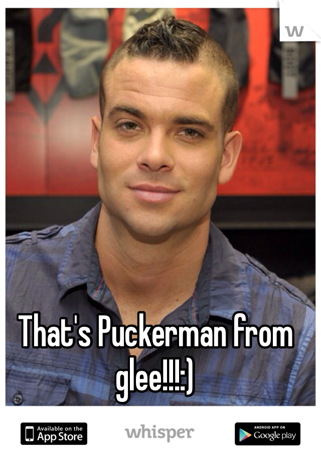 That's Puckerman from glee!!!:)