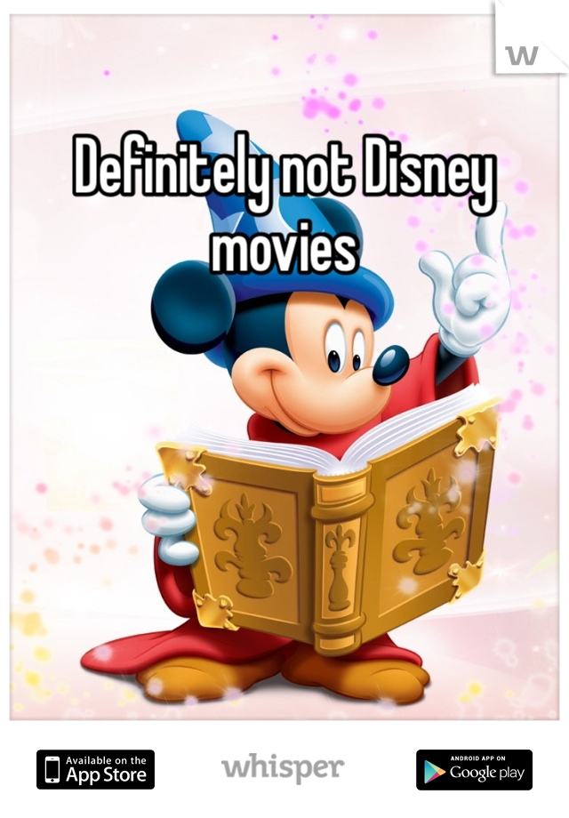 Definitely not Disney movies