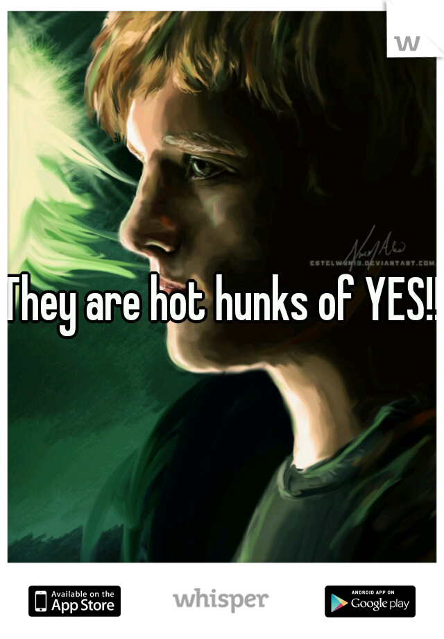 They are hot hunks of YES!!