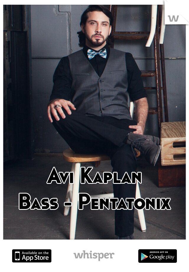 Avi Kaplan
Bass - Pentatonix