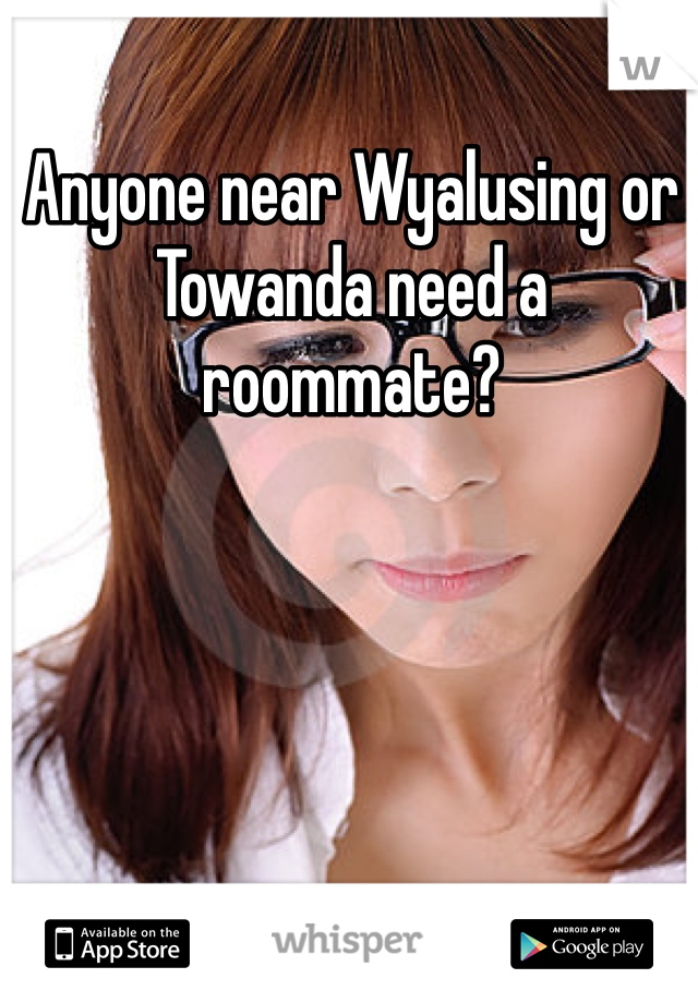Anyone near Wyalusing or Towanda need a roommate?