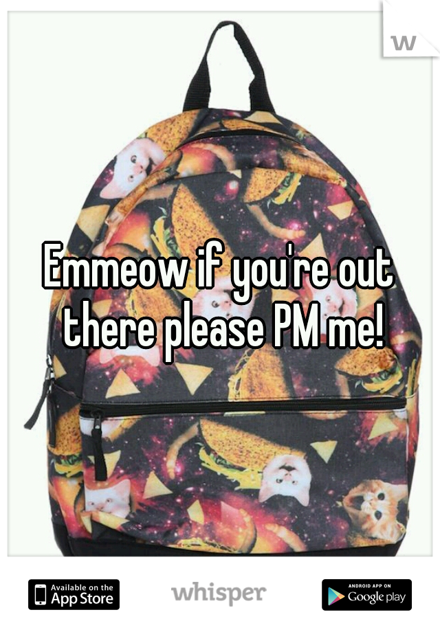 Emmeow if you're out there please PM me!