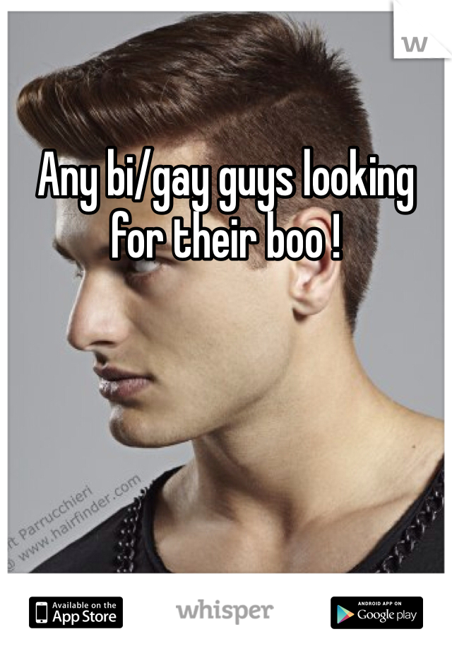 Any bi/gay guys looking for their boo !