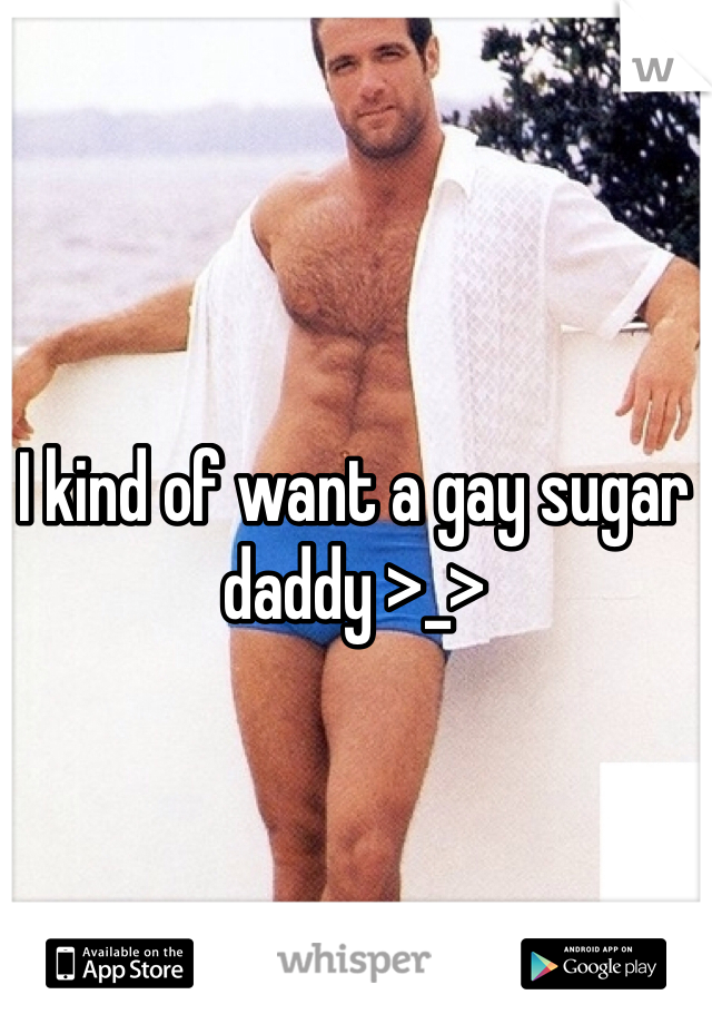 I kind of want a gay sugar daddy >_> 