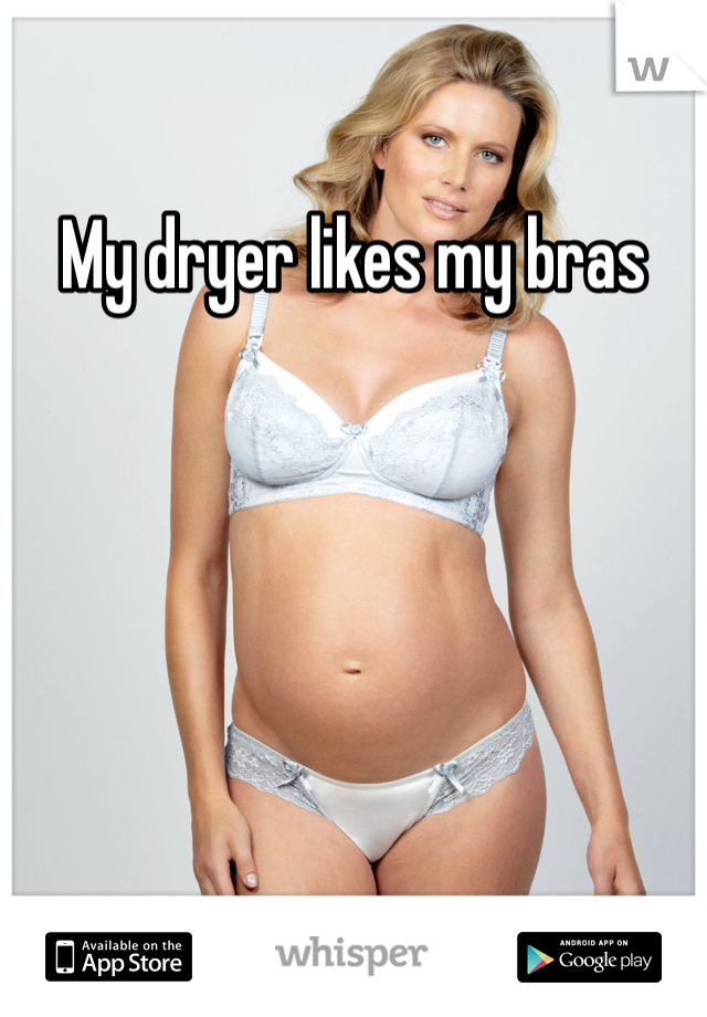 My dryer likes my bras