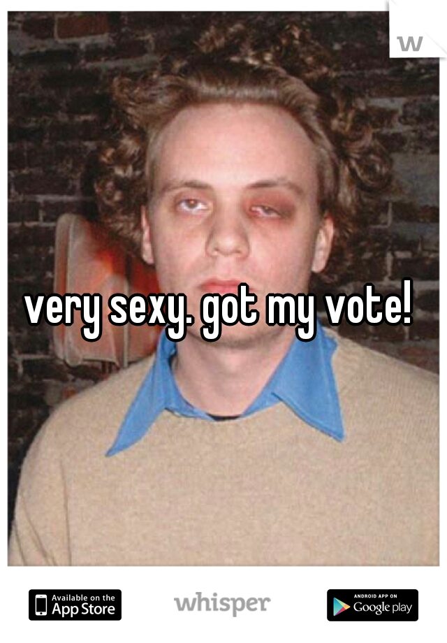 very sexy. got my vote! 