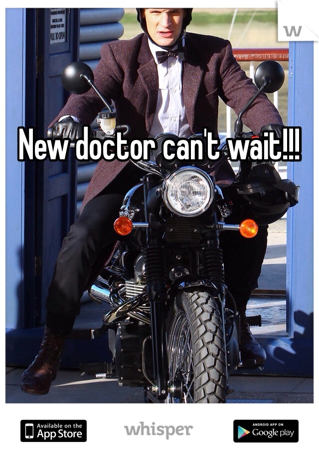 New doctor can't wait!!!