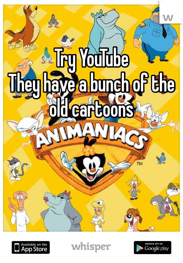 Try YouTube 
They have a bunch of the old cartoons