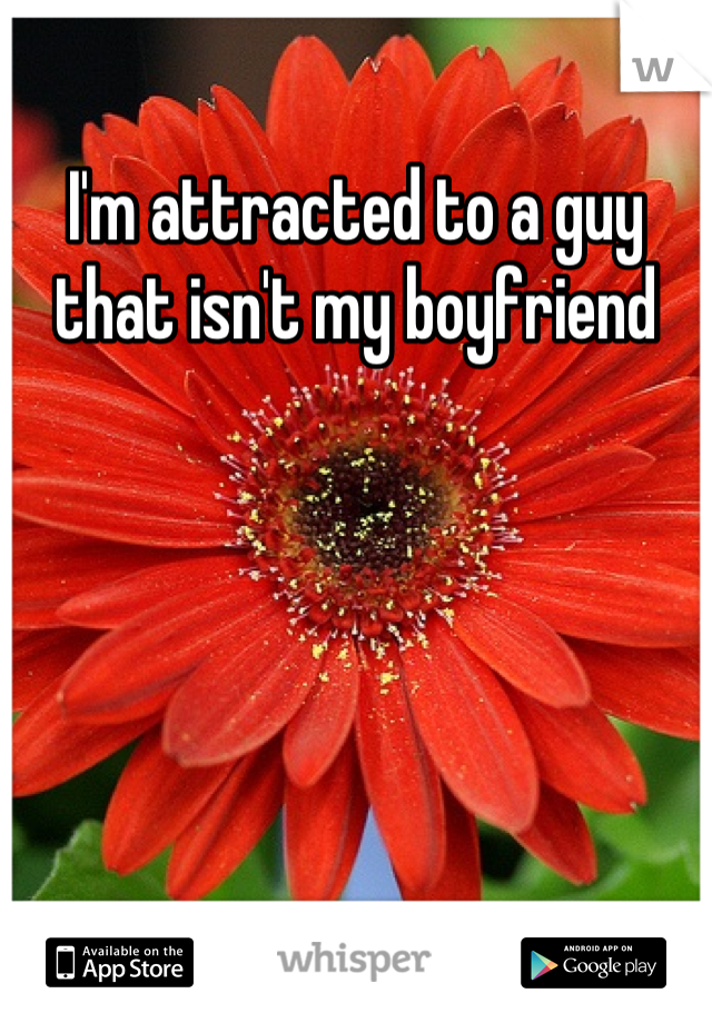 I'm attracted to a guy that isn't my boyfriend