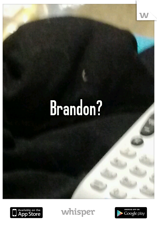 Brandon? 