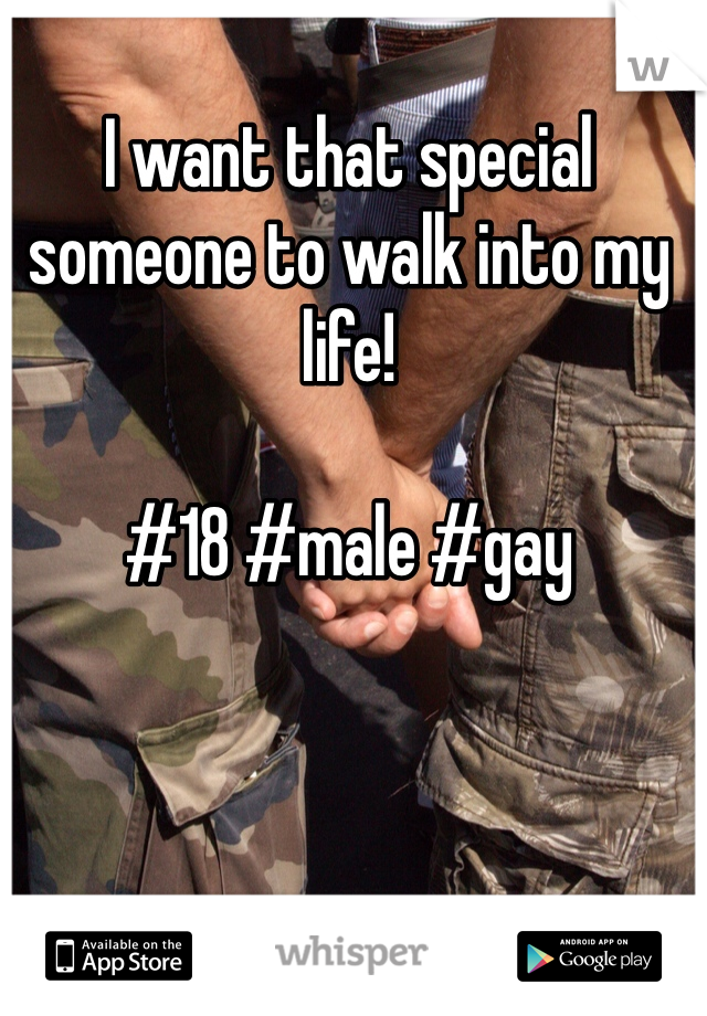 I want that special someone to walk into my life!

#18 #male #gay