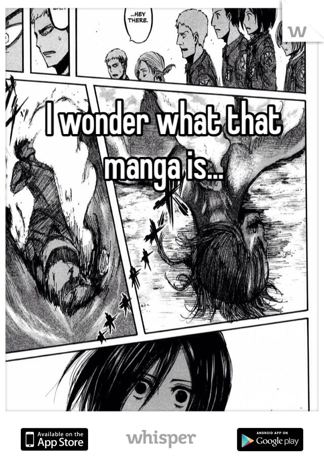I wonder what that manga is...