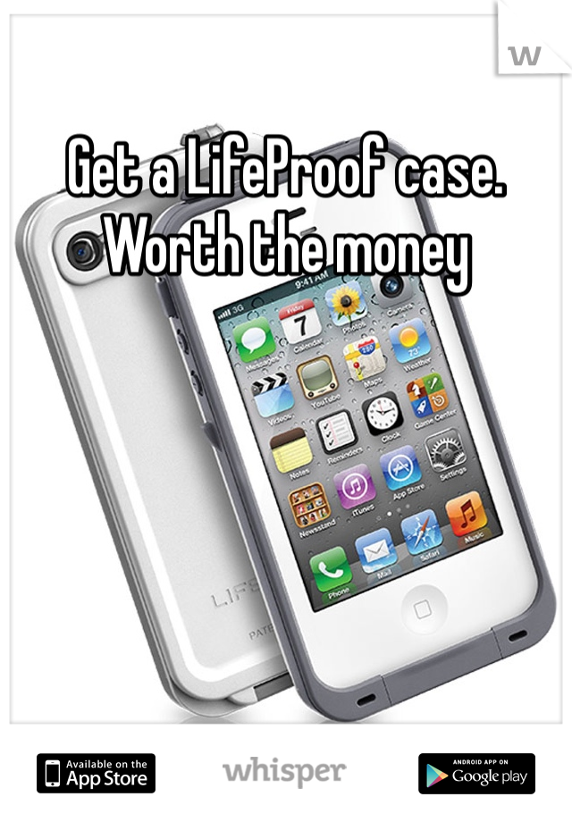 Get a LifeProof case. Worth the money