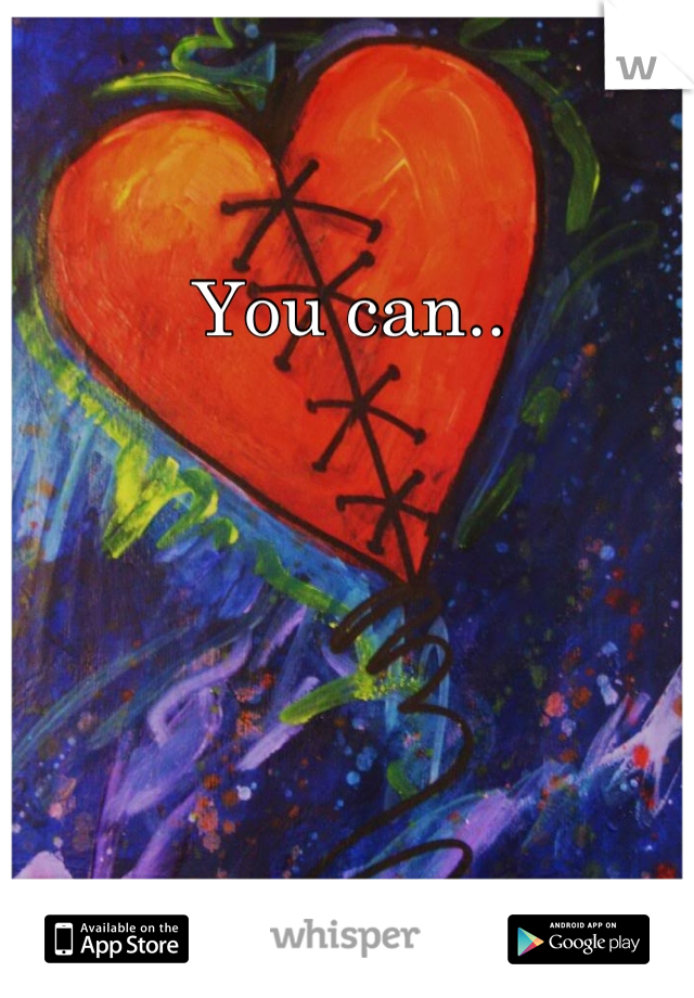You can..