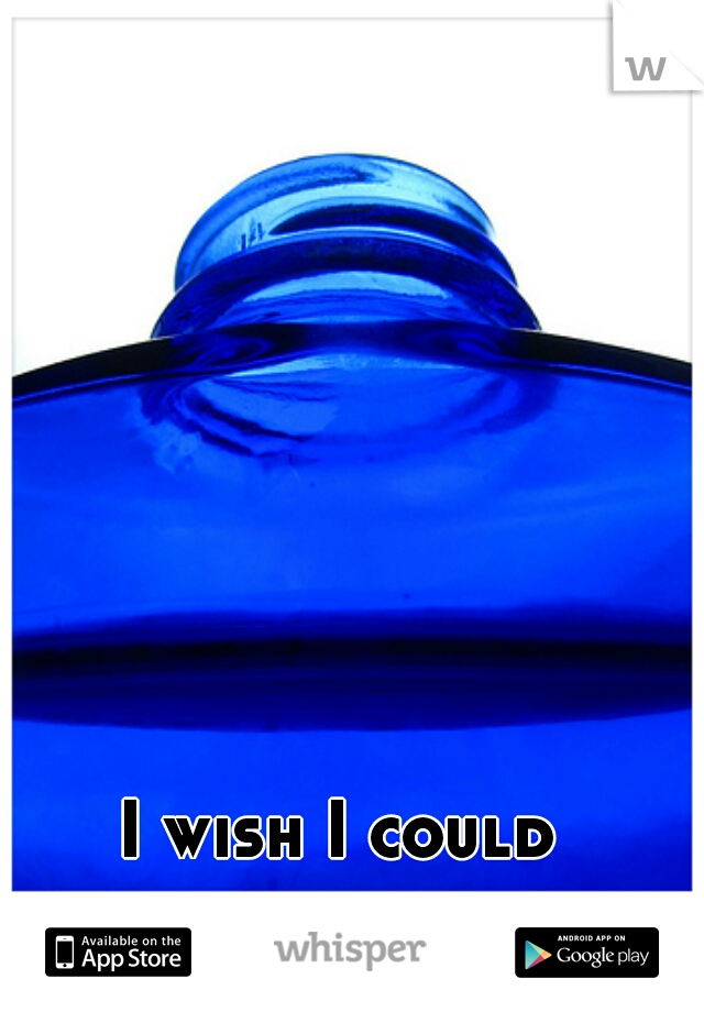 I wish I could 