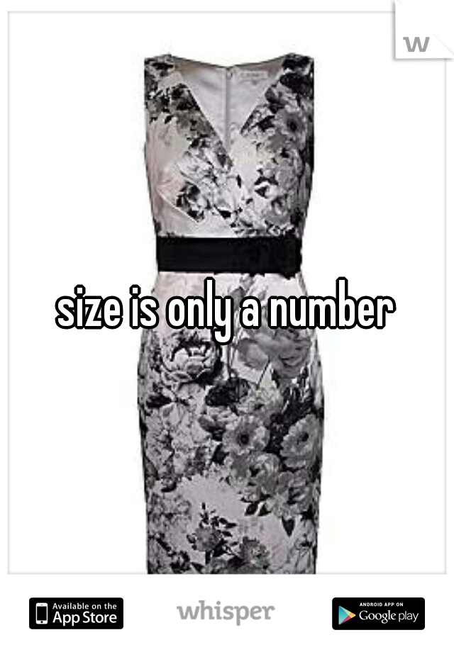 size is only a number