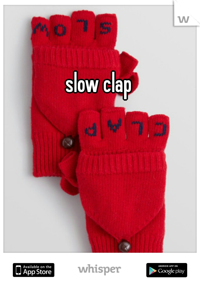 slow clap