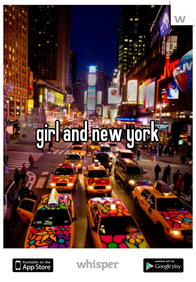 girl and new york