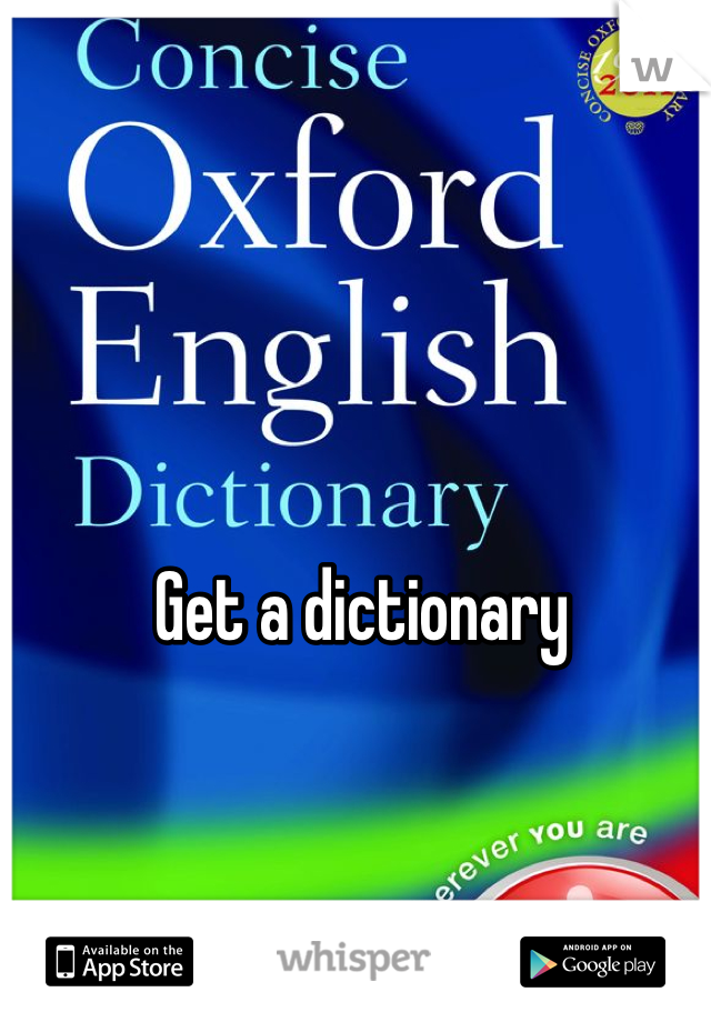 Get a dictionary 