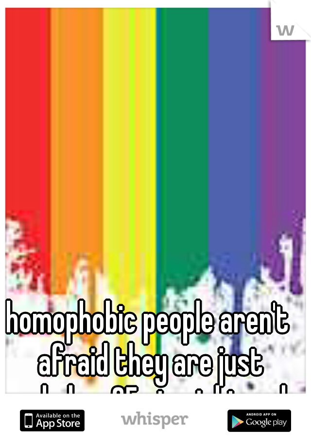 homophobic people aren't afraid they are just assholes, 25 straight male